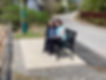 Tanya Ferretto and Tanya Trevett on the new Longevity Bench